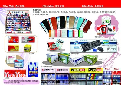 辦公用品與化妝品 專業折頁圖片的魅力與設計要點